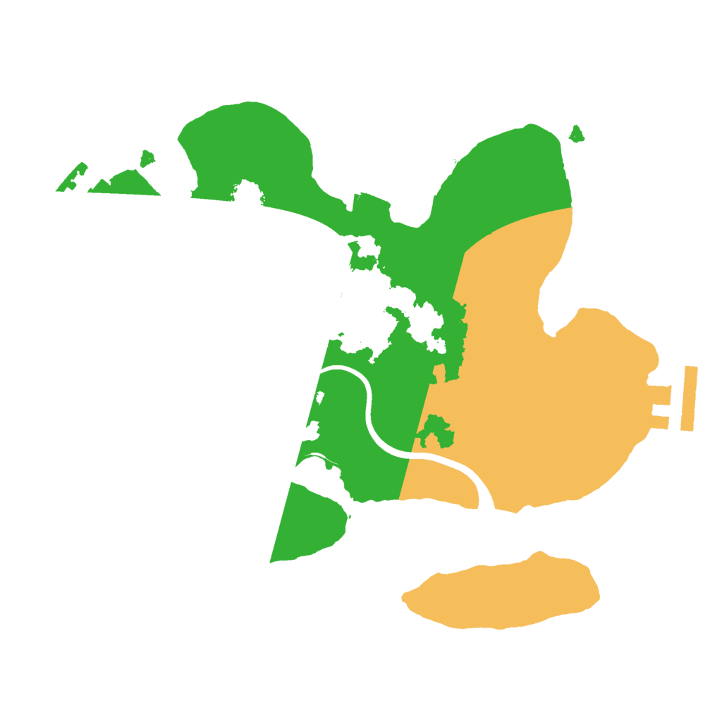 Biome Rust Map: Procedural Map, Size: 2250, Seed: 2250