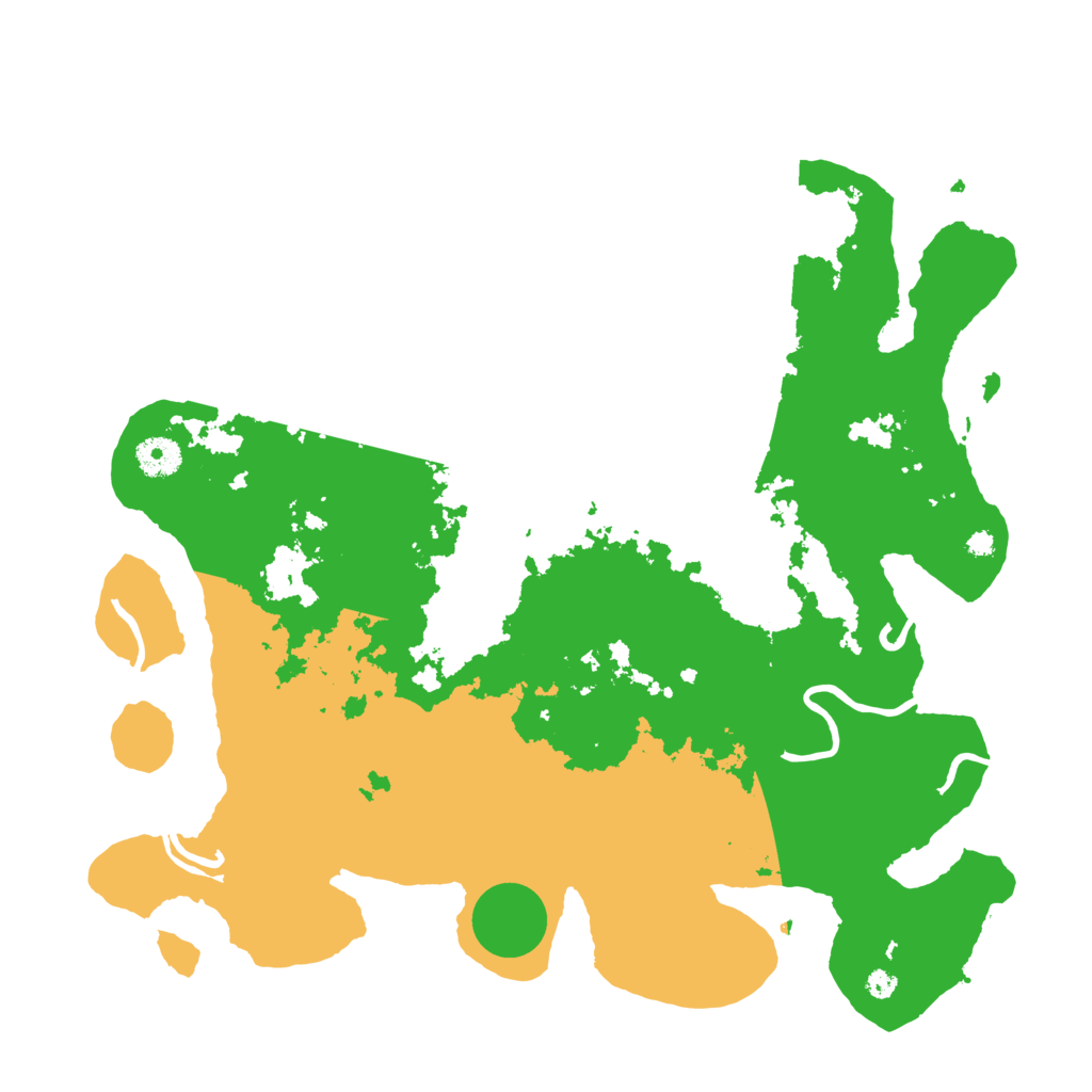 Biome Rust Map: Procedural Map, Size: 3850, Seed: 43557357