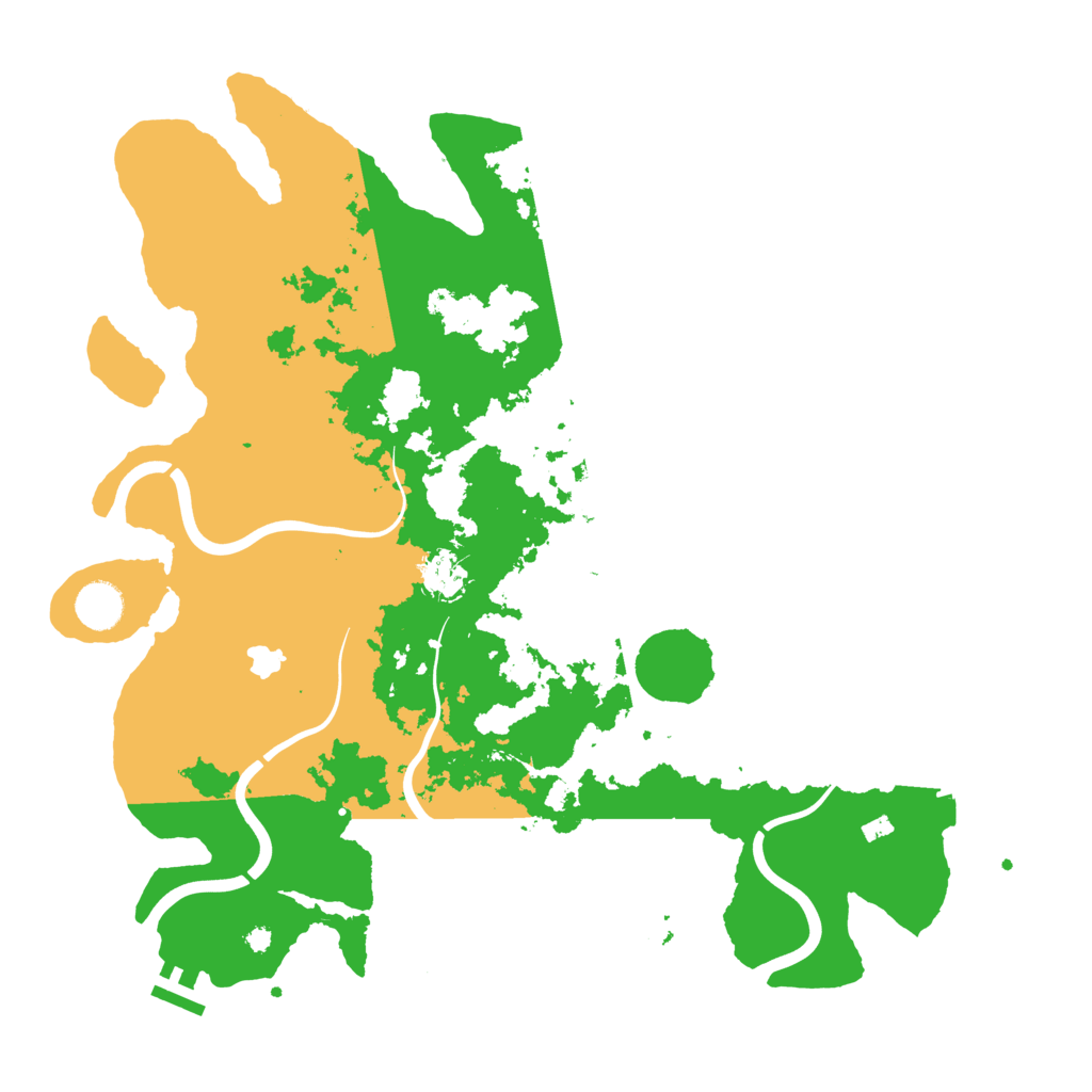 Biome Rust Map: Procedural Map, Size: 4000, Seed: 2606