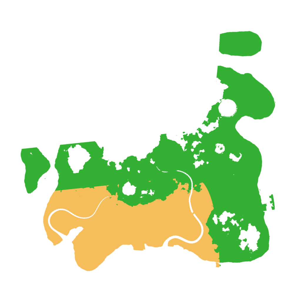 Biome Rust Map: Procedural Map, Size: 3000, Seed: 659743801