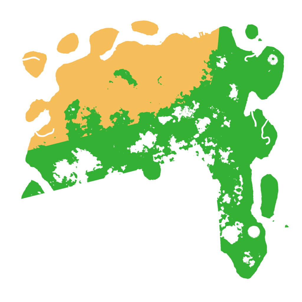Biome Rust Map: Procedural Map, Size: 4500, Seed: 1250112864