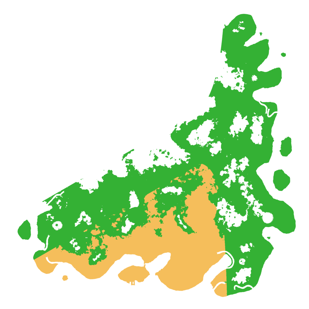 Biome Rust Map: Procedural Map, Size: 5000, Seed: 63268681