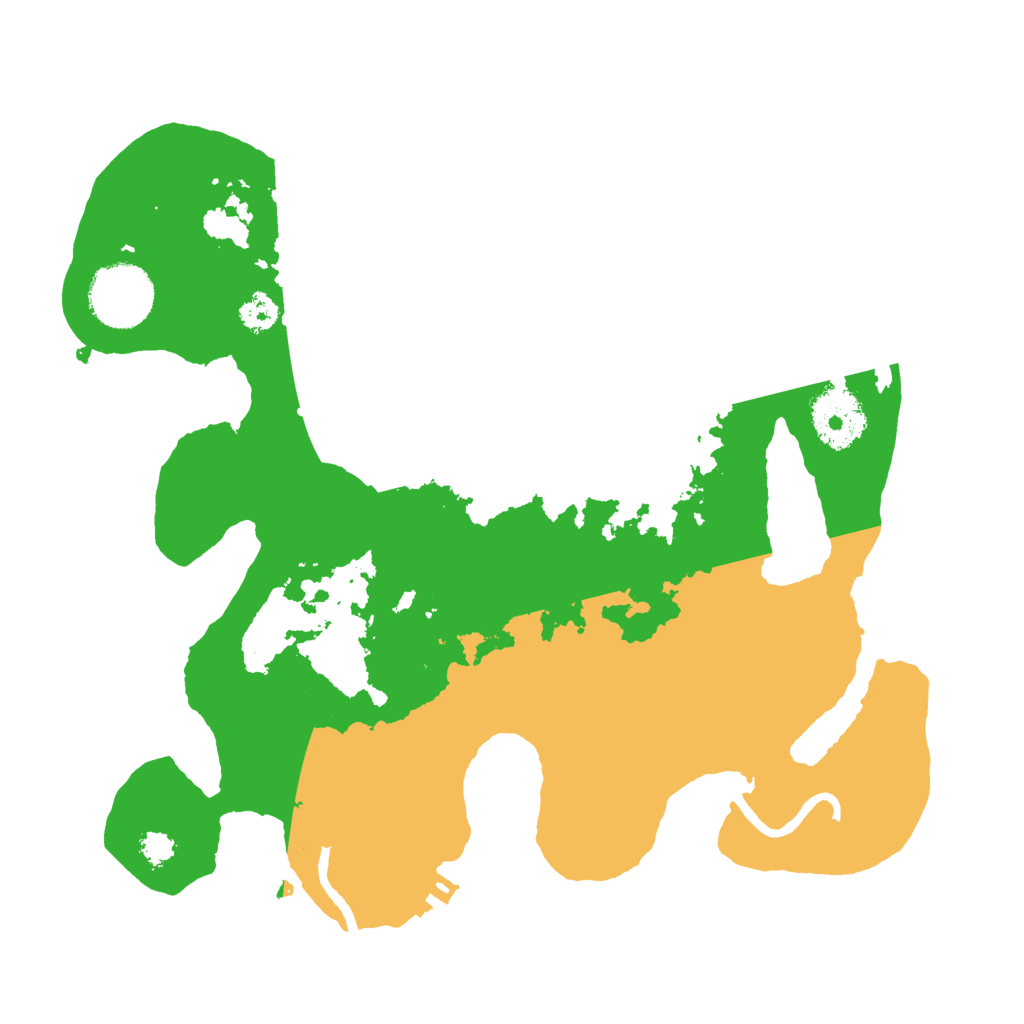 Biome Rust Map: Procedural Map, Size: 2825, Seed: 1