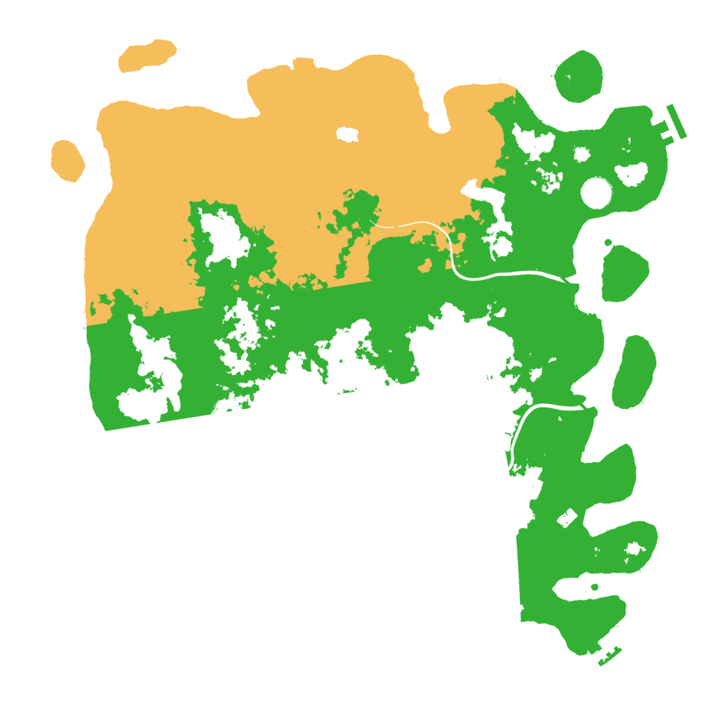 Biome Rust Map: Procedural Map, Size: 4000, Seed: 7262003