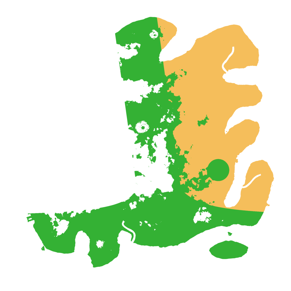 Biome Rust Map: Procedural Map, Size: 3500, Seed: 1316252832