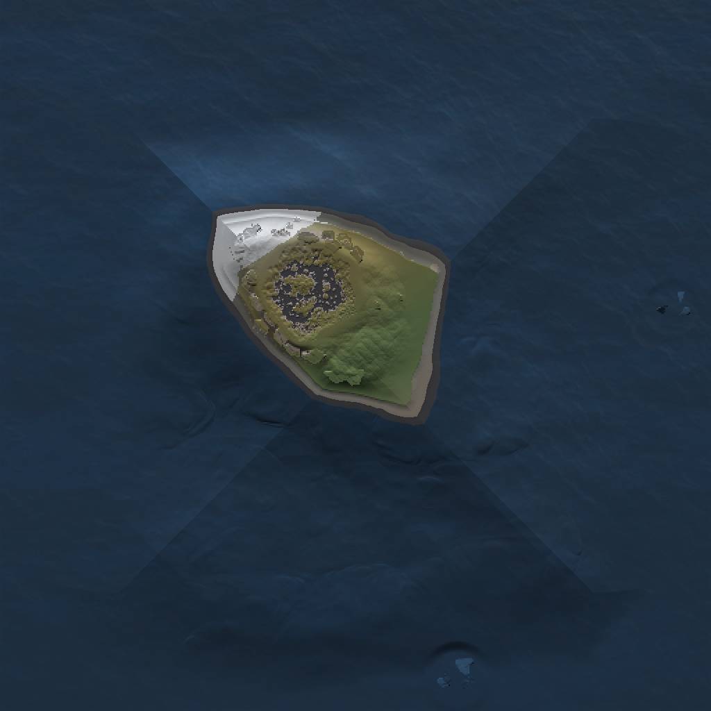 Rust Map: Procedural Map, Size: 1000, Seed: 6780, 3 Monuments