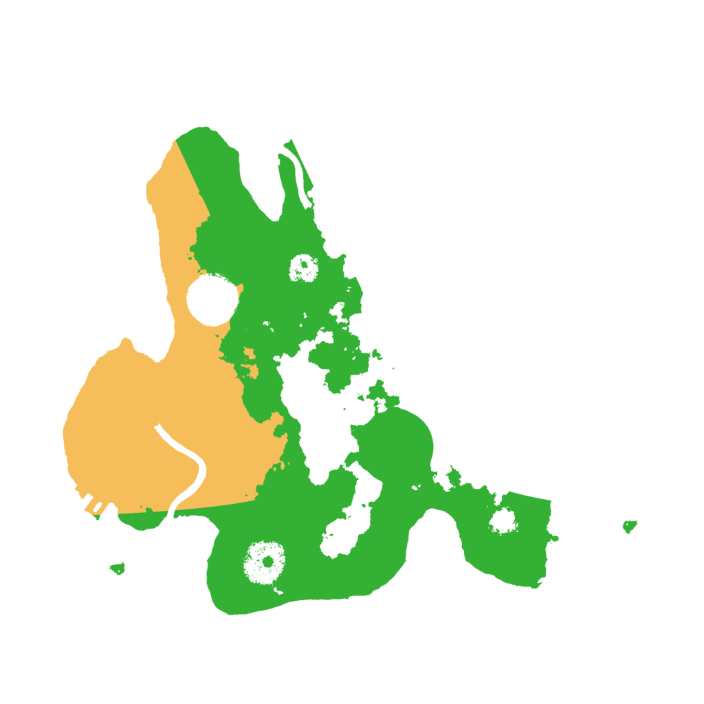 Biome Rust Map: Procedural Map, Size: 2500, Seed: 430428796
