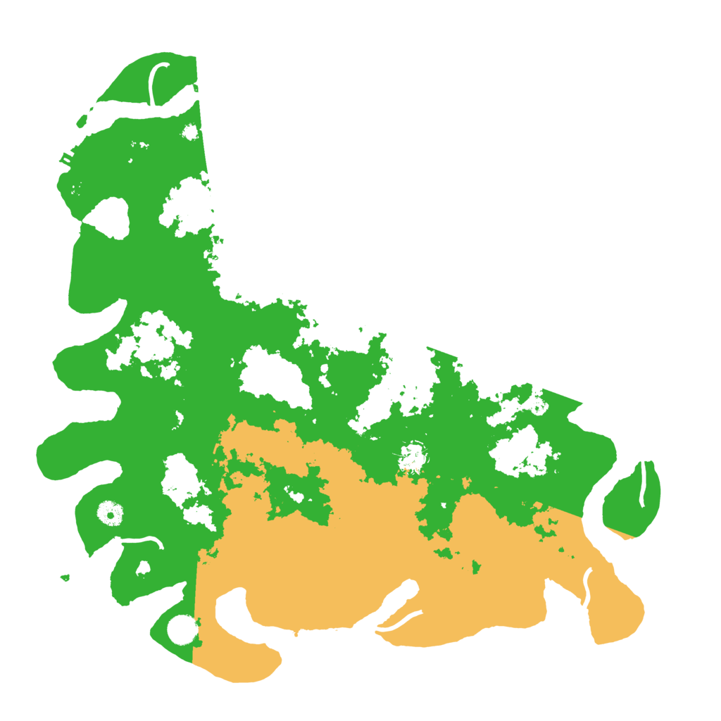 Biome Rust Map: Procedural Map, Size: 4250, Seed: 8833