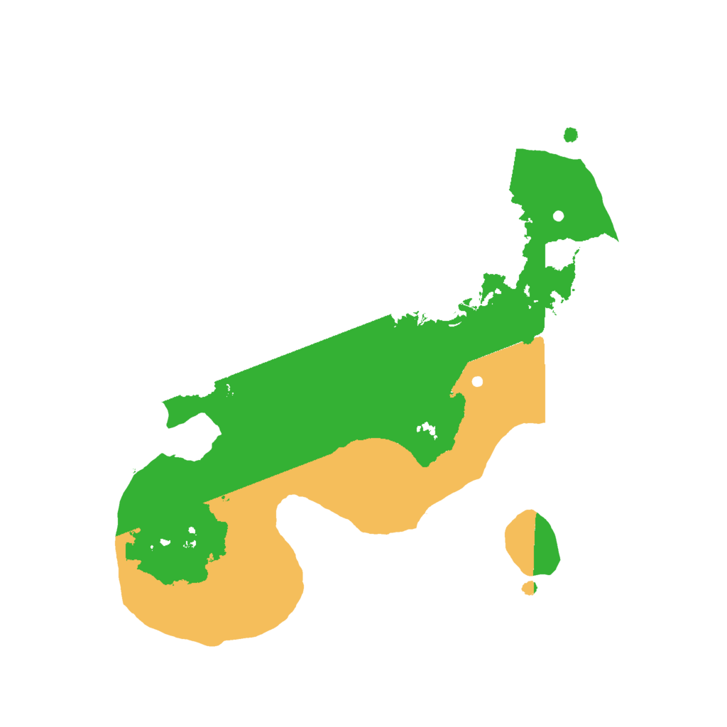 Biome Rust Map: Procedural Map, Size: 2000, Seed: 60417596