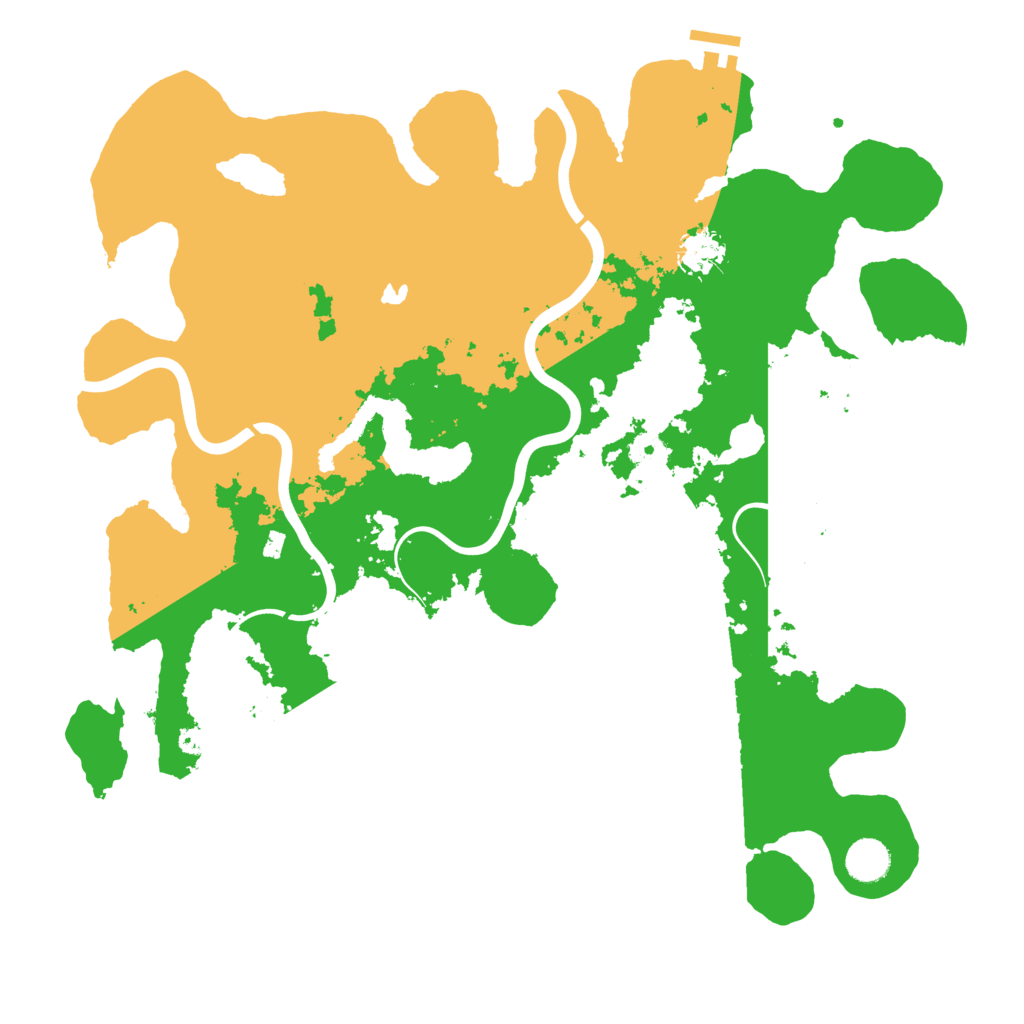 Biome Rust Map: Procedural Map, Size: 4100, Seed: 23762
