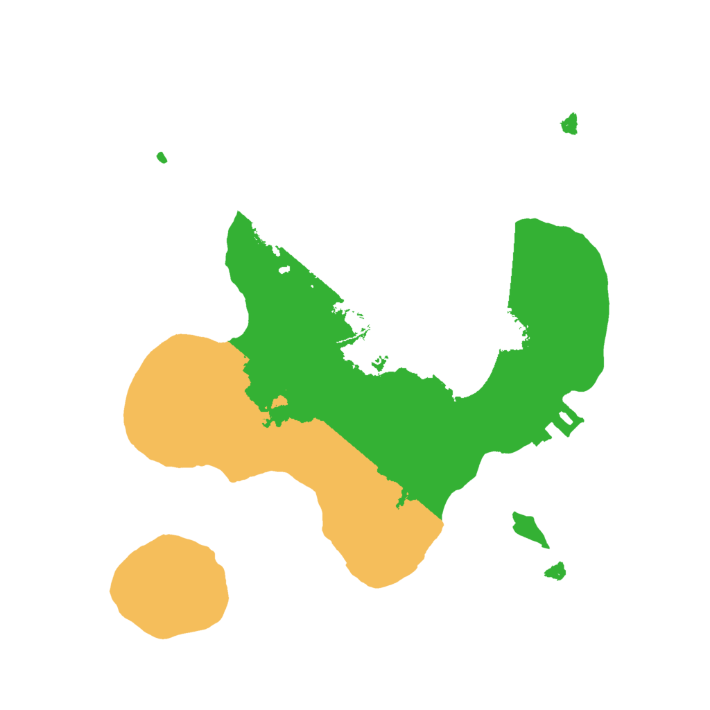 Biome Rust Map: Procedural Map, Size: 1800, Seed: 1458235