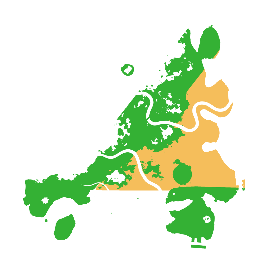 Biome Rust Map: Procedural Map, Size: 3500, Seed: 1513075094
