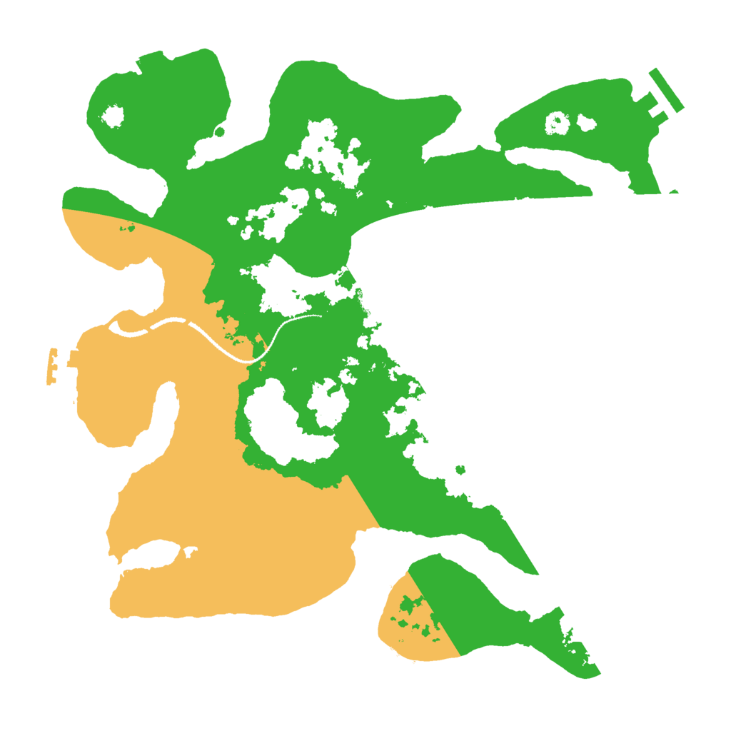 Biome Rust Map: Procedural Map, Size: 3000, Seed: 5173