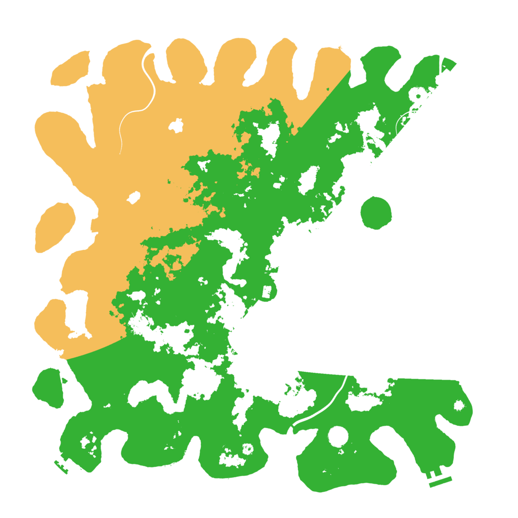 Biome Rust Map: Procedural Map, Size: 4500, Seed: 392062569
