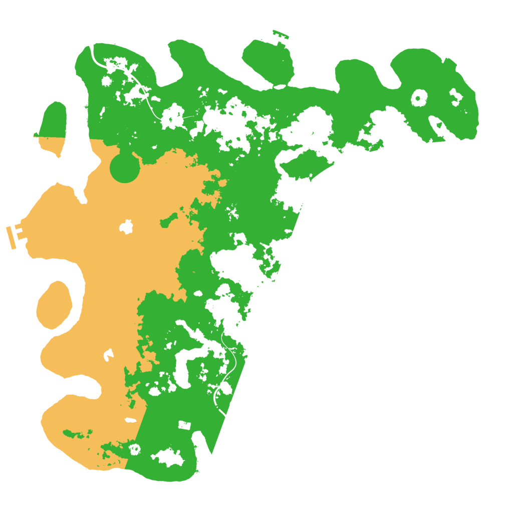 Biome Rust Map: Procedural Map, Size: 4500, Seed: 22719762