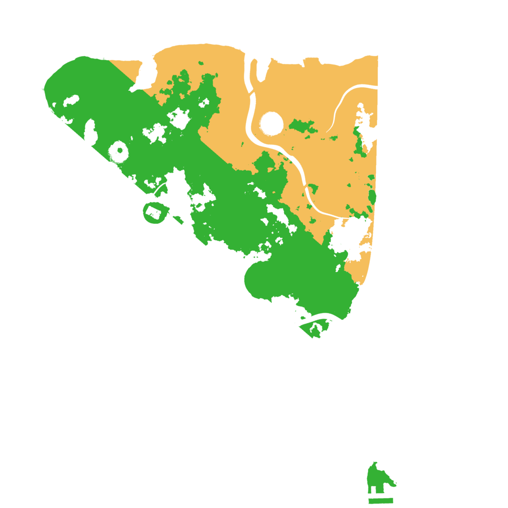 Biome Rust Map: Procedural Map, Size: 3800, Seed: 90695