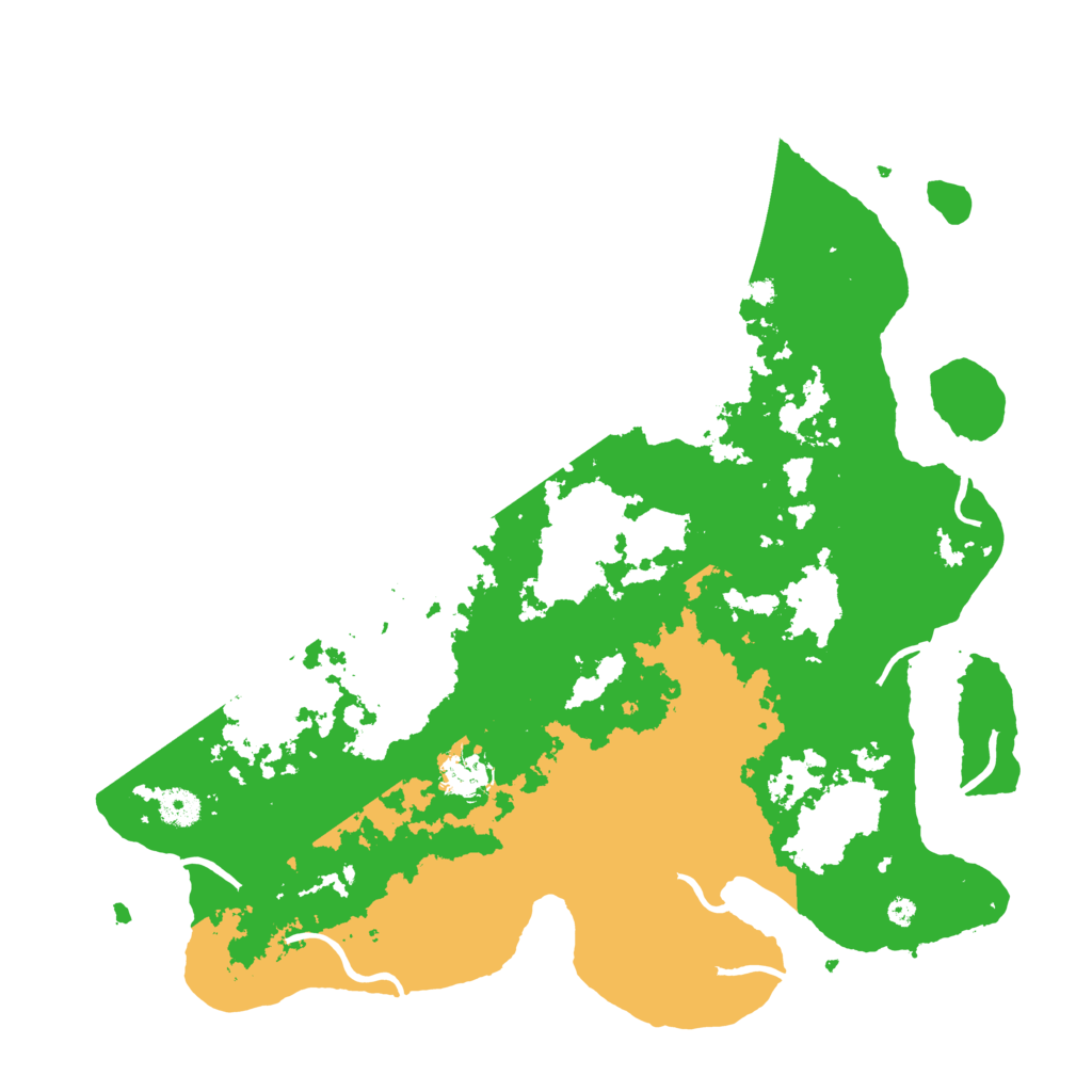 Biome Rust Map: Procedural Map, Size: 4050, Seed: 768815204