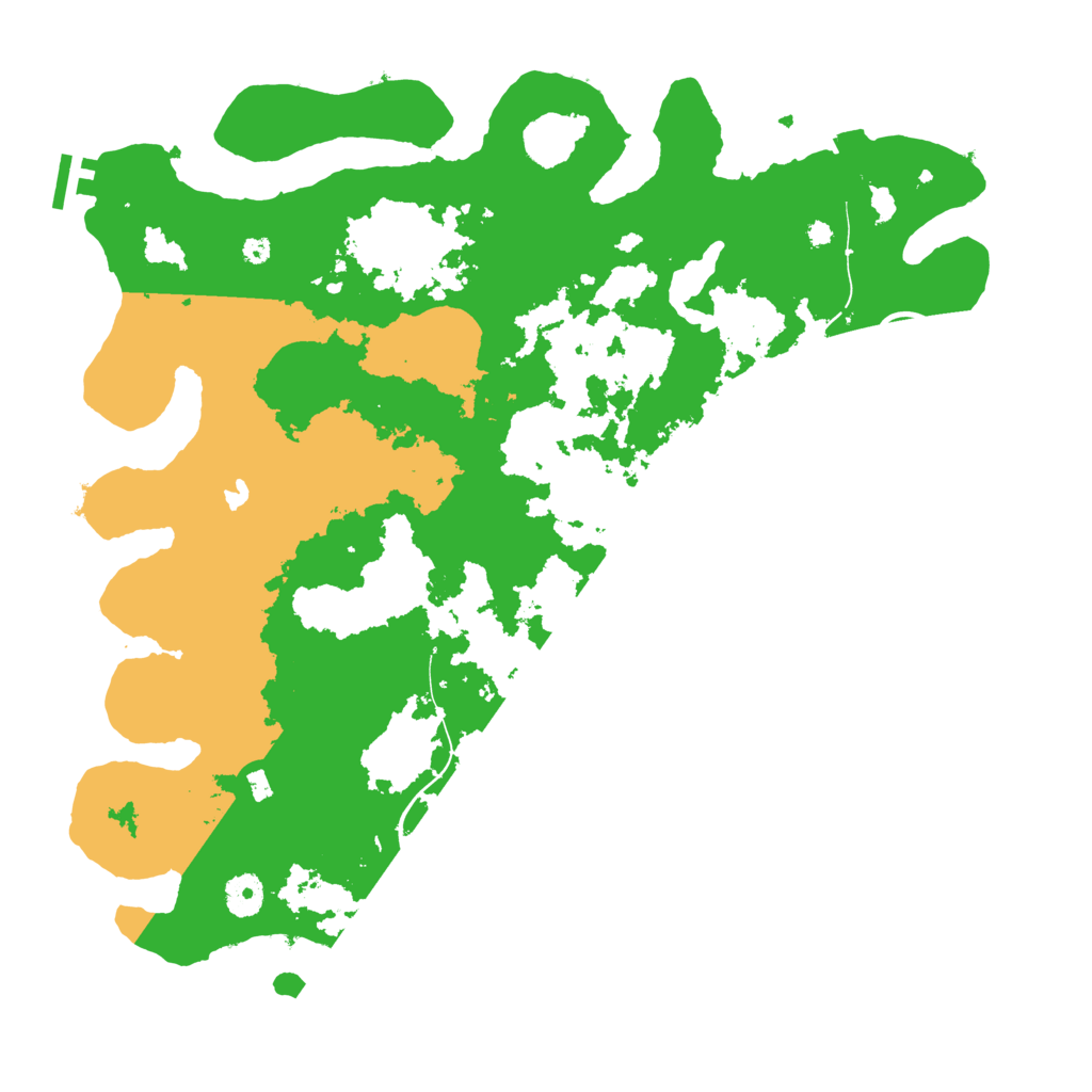 Biome Rust Map: Procedural Map, Size: 4000, Seed: 1669786543