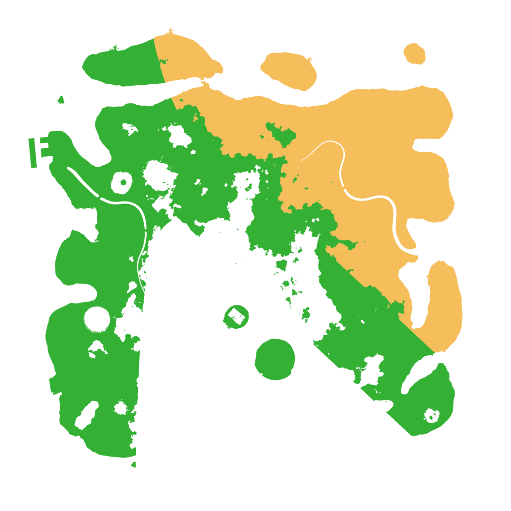 Biome Rust Map: Procedural Map, Size: 3500, Seed: 21737203