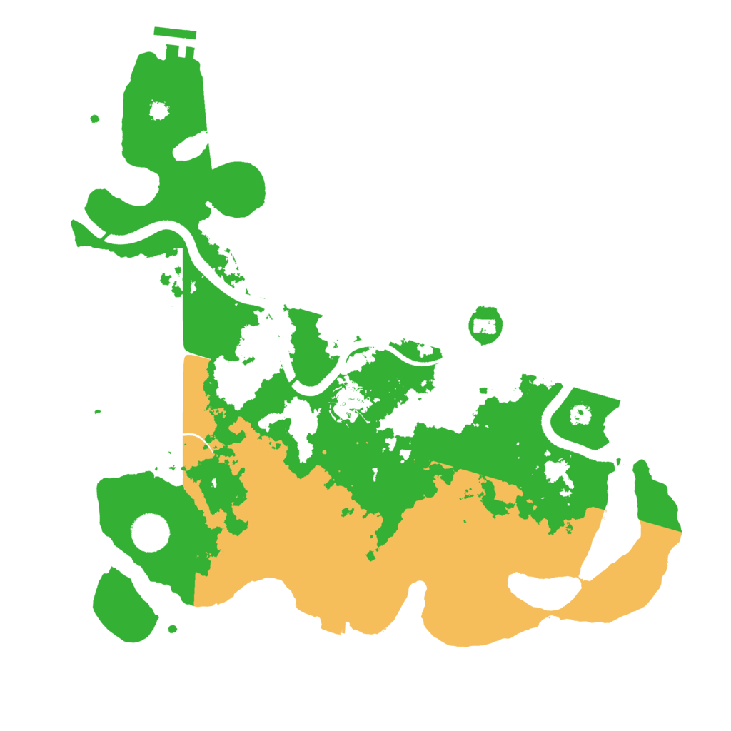Biome Rust Map: Procedural Map, Size: 3500, Seed: 1650614997
