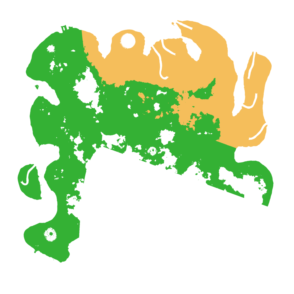 Biome Rust Map: Procedural Map, Size: 3500, Seed: 1757949709
