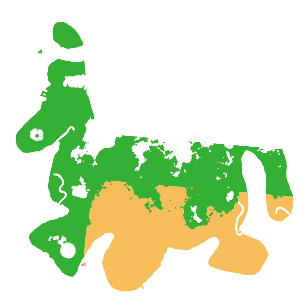 Biome Rust Map: Procedural Map, Size: 3500, Seed: 340