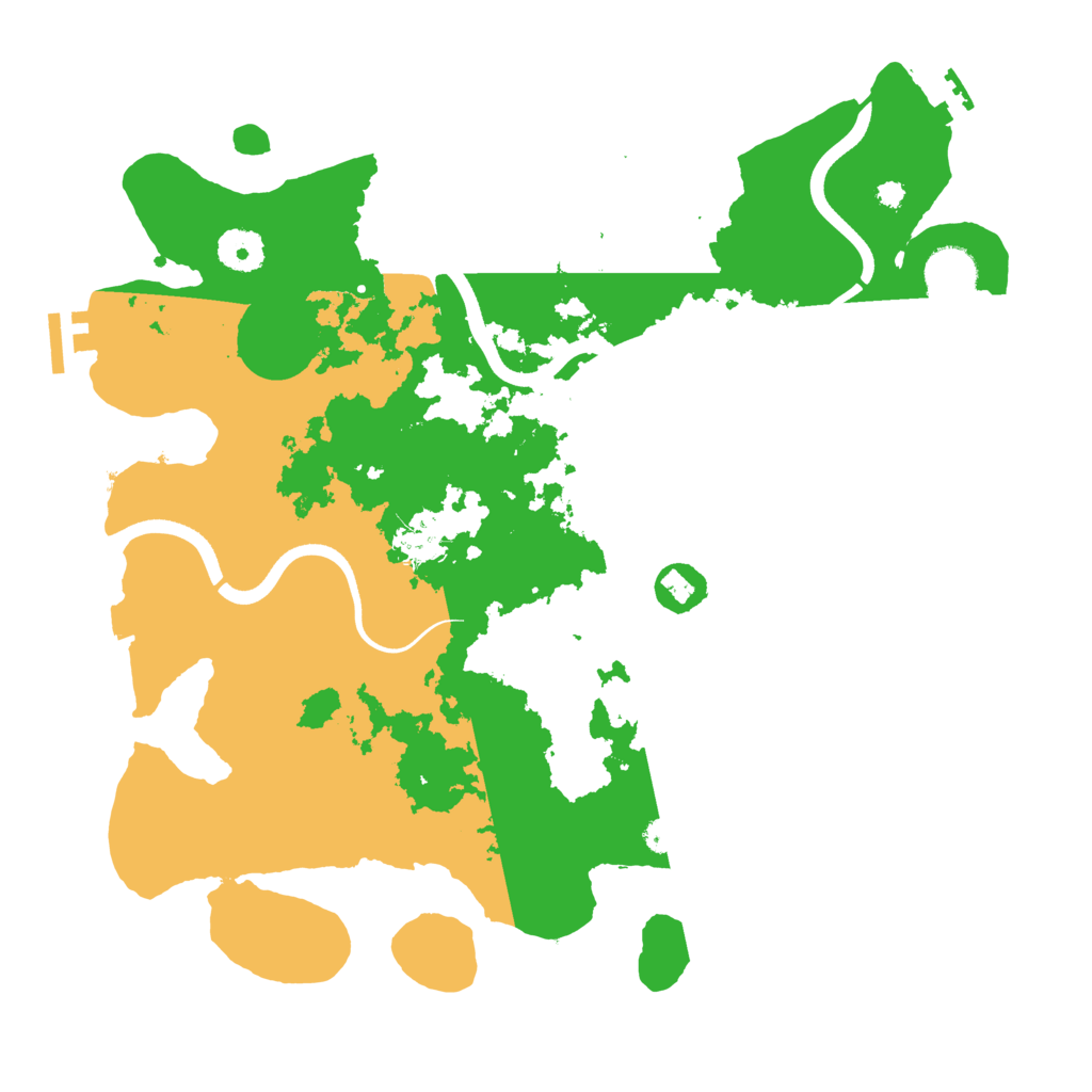 Biome Rust Map: Procedural Map, Size: 3650, Seed: 415203088