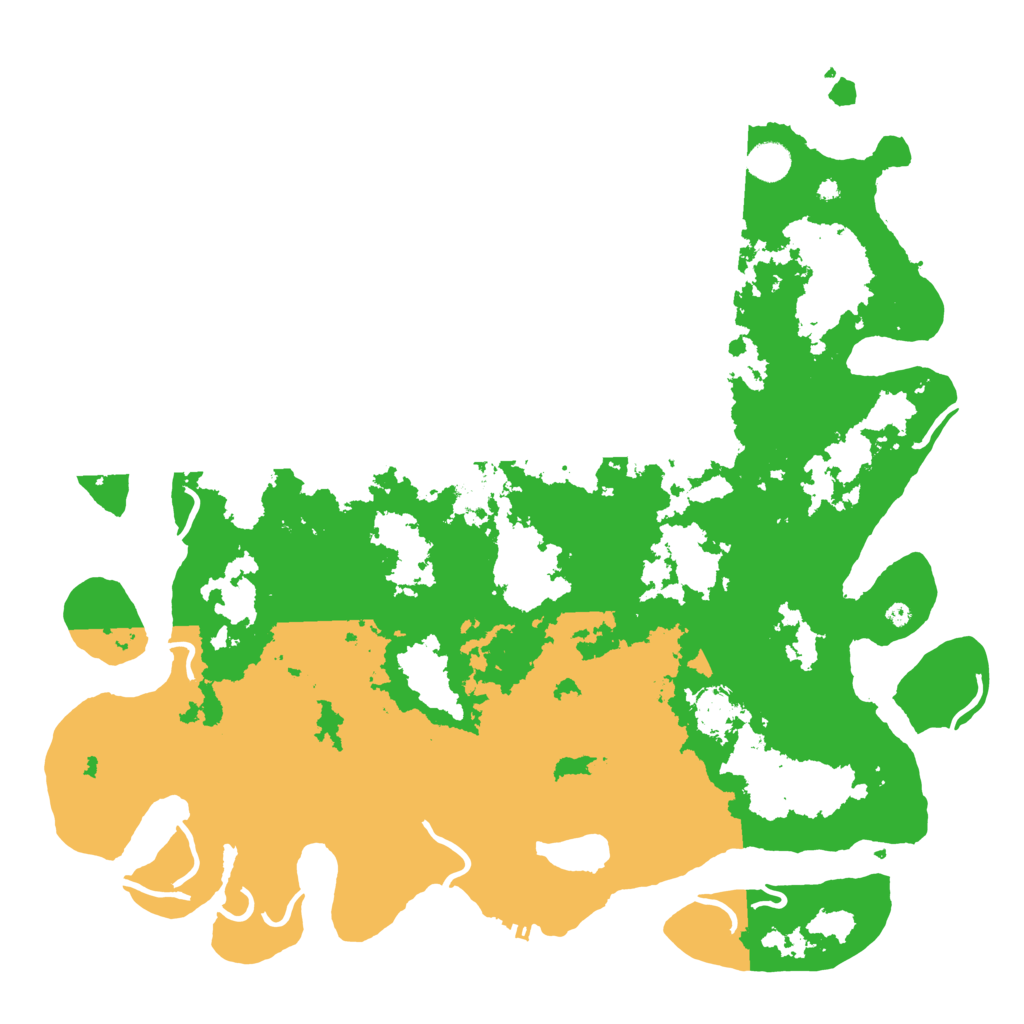 Biome Rust Map: Procedural Map, Size: 4500, Seed: 1988493597