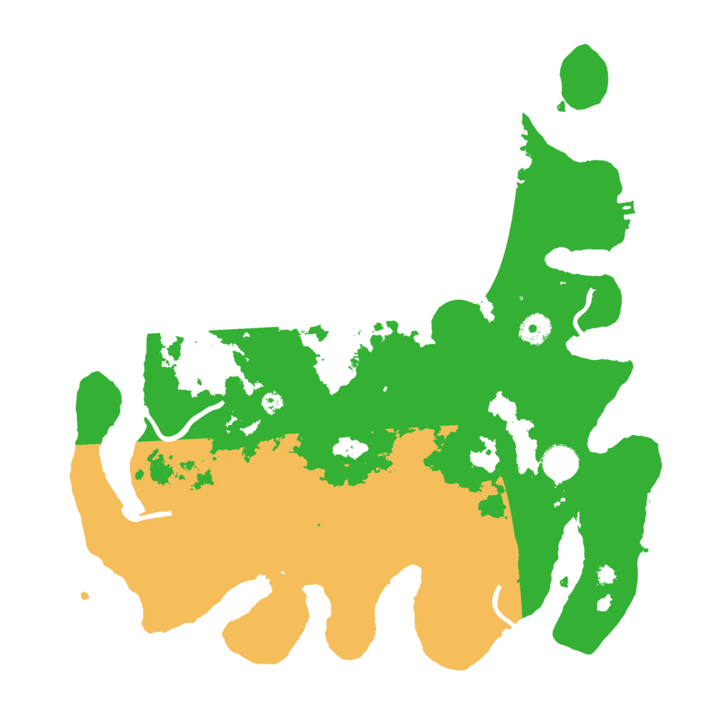 Biome Rust Map: Procedural Map, Size: 3500, Seed: 1455956589