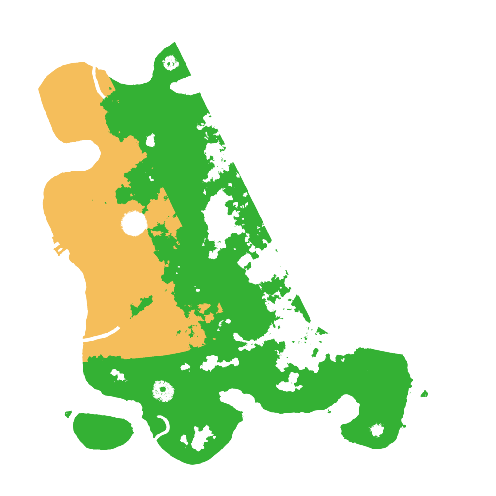 Biome Rust Map: Procedural Map, Size: 3500, Seed: 137459101