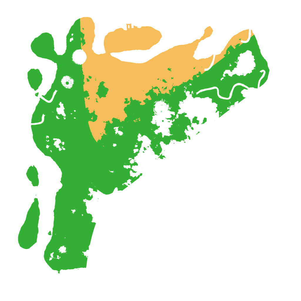 Biome Rust Map: Procedural Map, Size: 3700, Seed: 1580012555