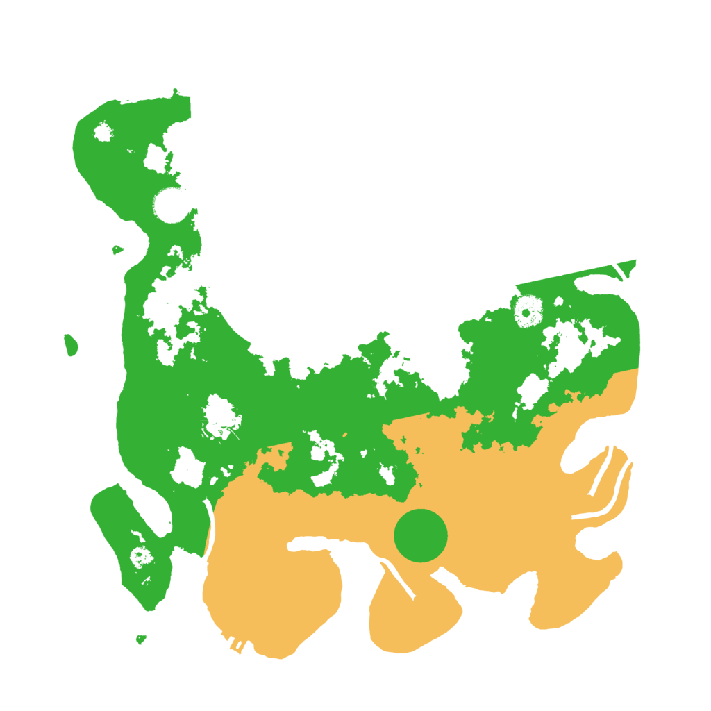 Biome Rust Map: Procedural Map, Size: 3500, Seed: 1936694568