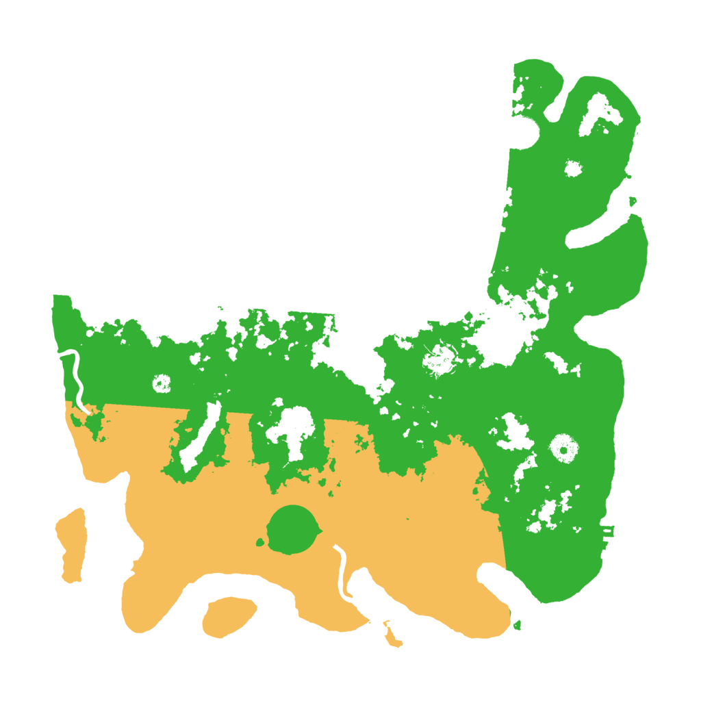 Biome Rust Map: Procedural Map, Size: 3800, Seed: 838881261