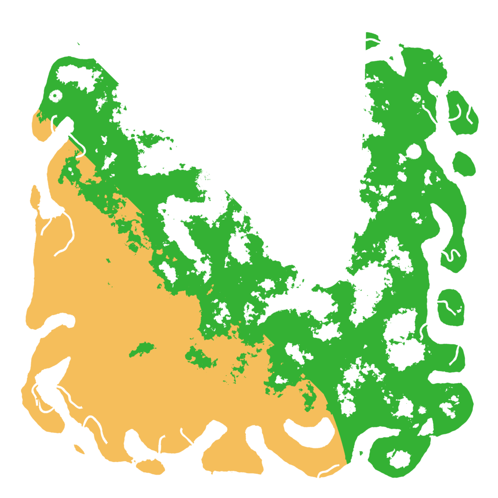 Biome Rust Map: Procedural Map, Size: 6000, Seed: 4206942