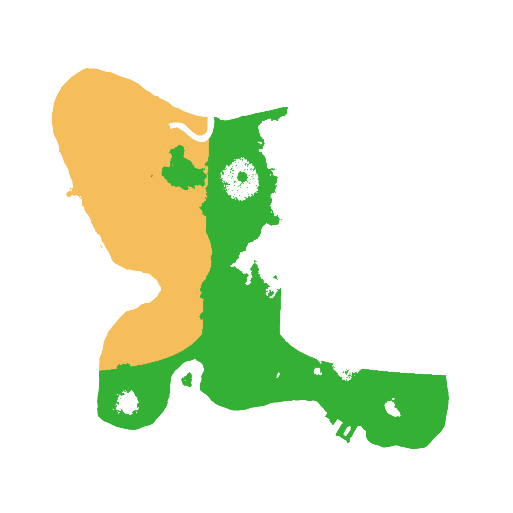 Biome Rust Map: Procedural Map, Size: 2000, Seed: 144993516