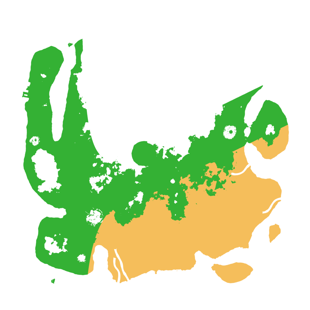 Biome Rust Map: Procedural Map, Size: 3500, Seed: 2044444049