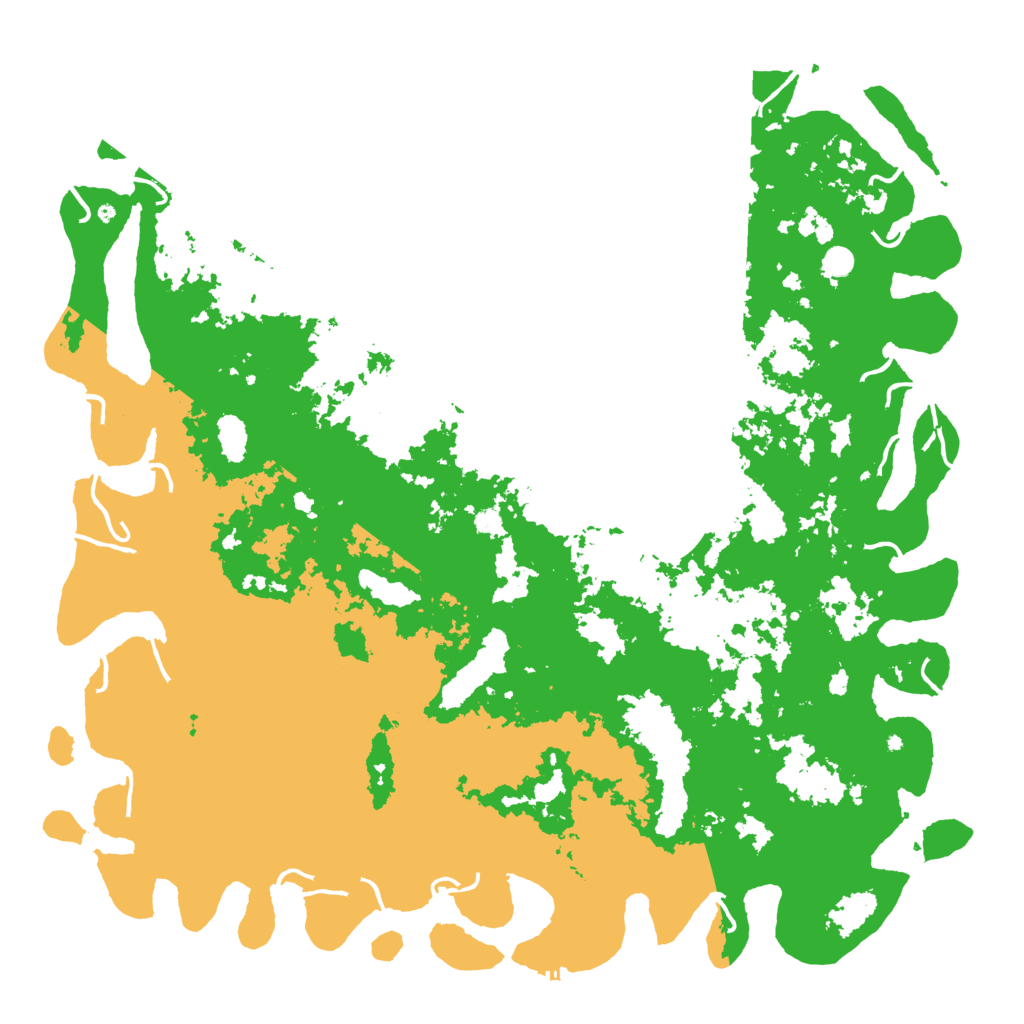 Biome Rust Map: Procedural Map, Size: 6000, Seed: 691488