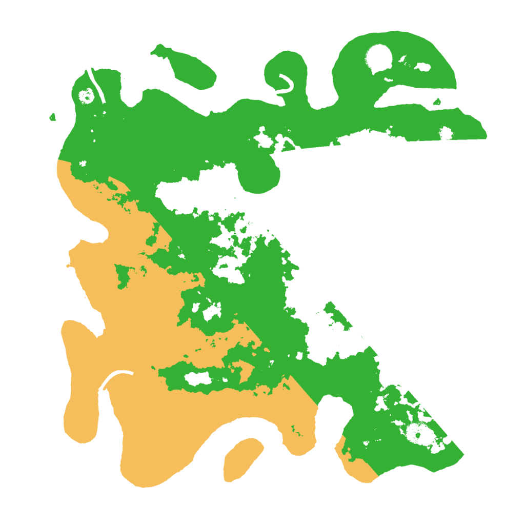 Biome Rust Map: Procedural Map, Size: 3500, Seed: 54825757