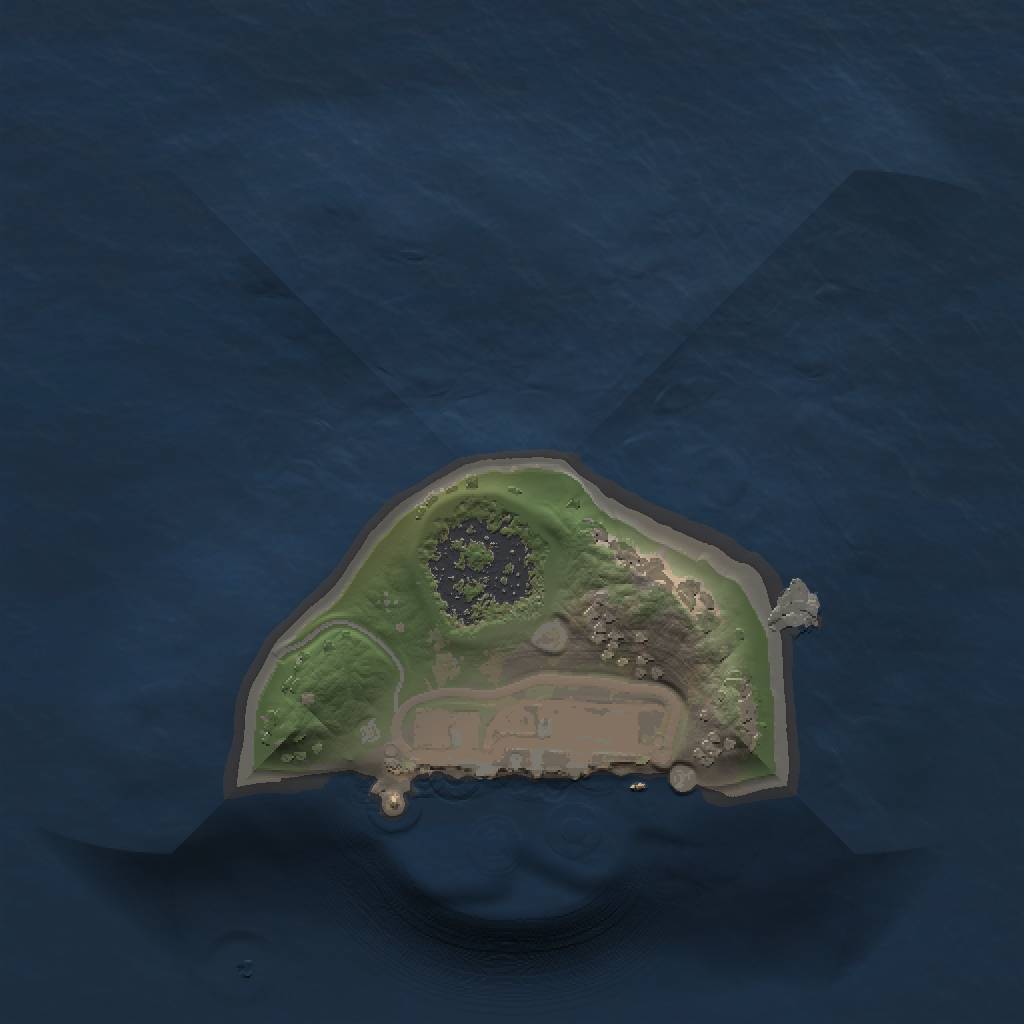 Rust Map: Procedural Map, Size: 1000, Seed: 94305258, 4 Monuments