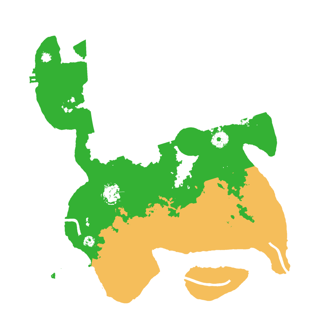 Biome Rust Map: Procedural Map, Size: 3000, Seed: 25112