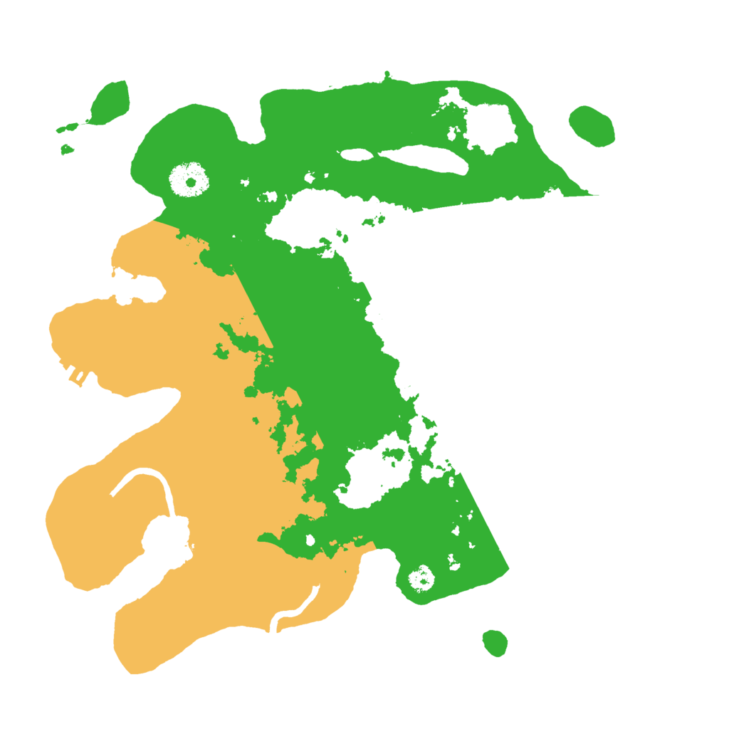 Biome Rust Map: Procedural Map, Size: 3000, Seed: 13834