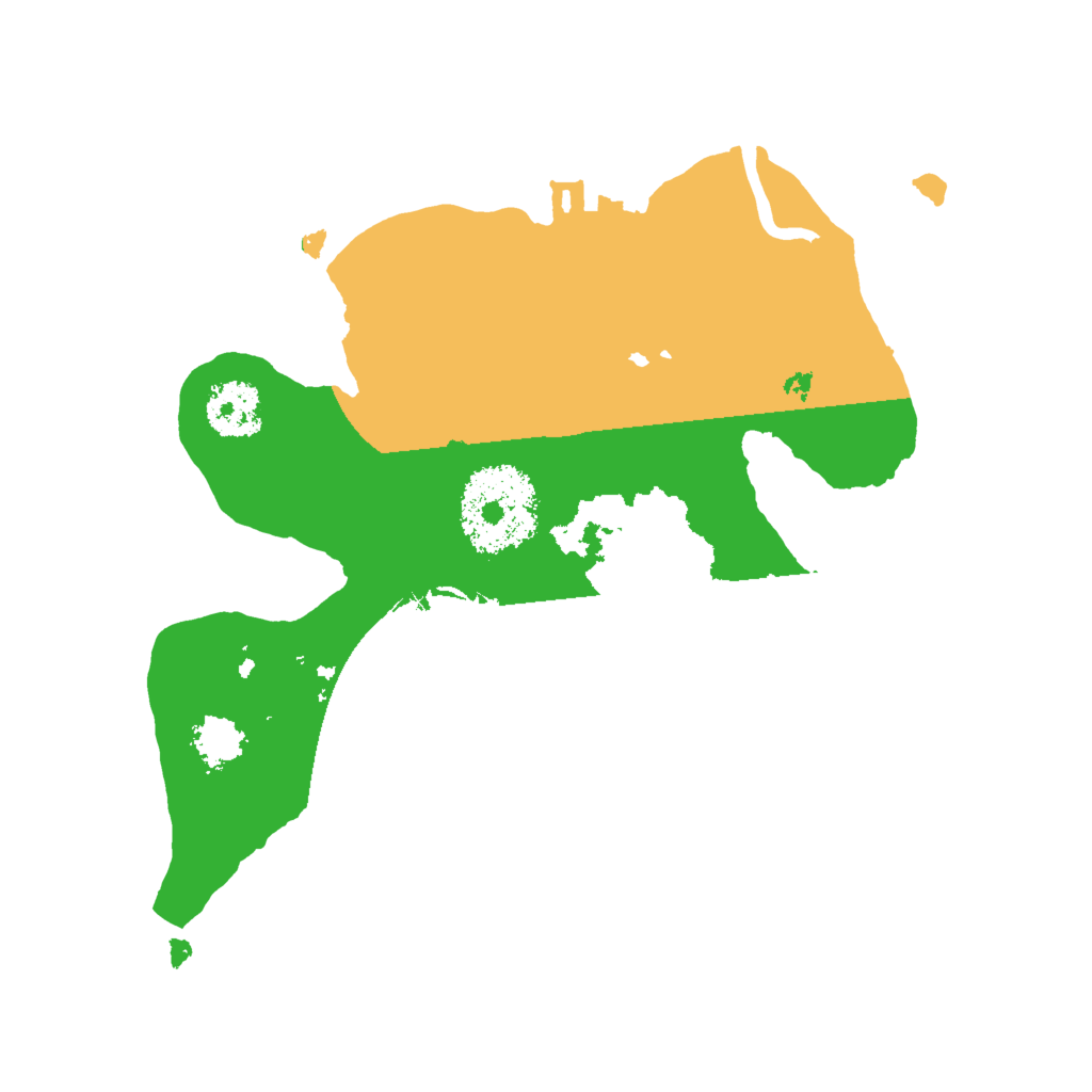 Biome Rust Map: Procedural Map, Size: 2000, Seed: 187161