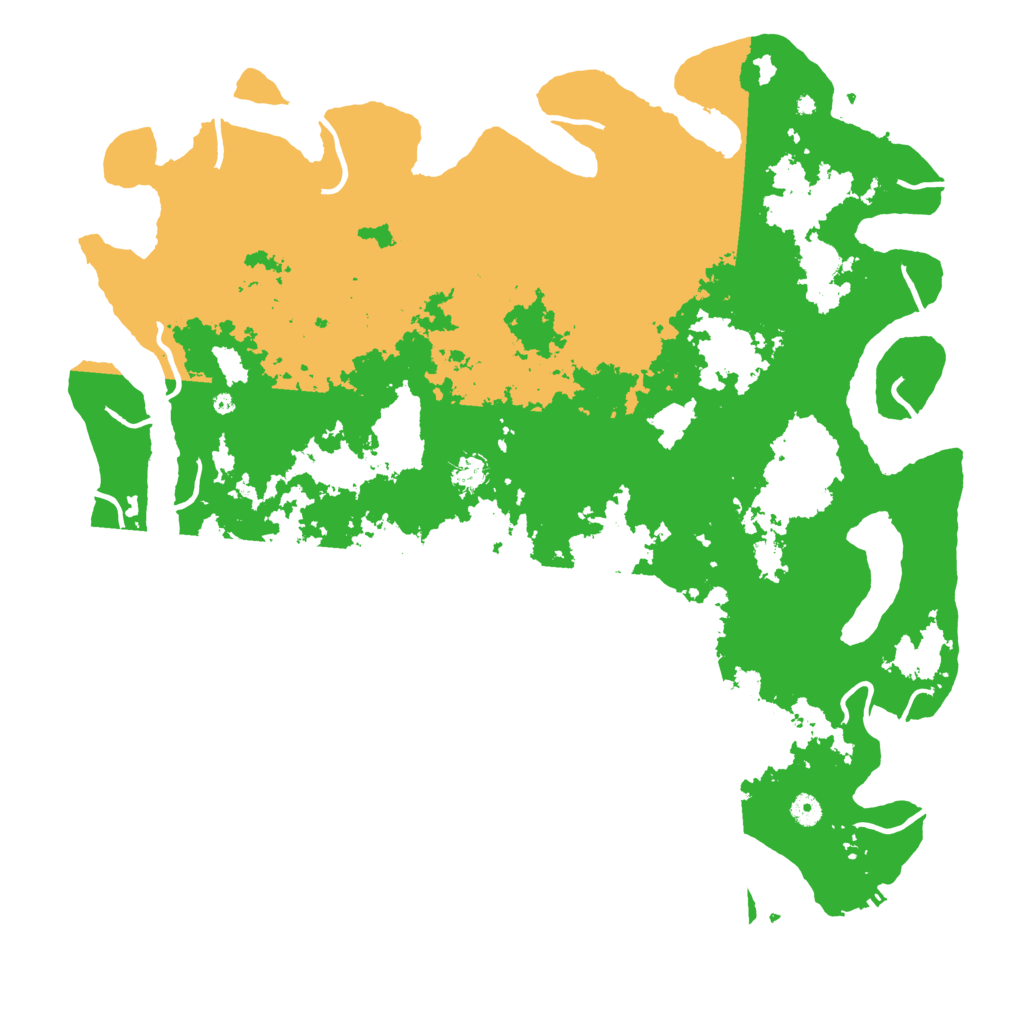 Biome Rust Map: Procedural Map, Size: 4980, Seed: 1236568449