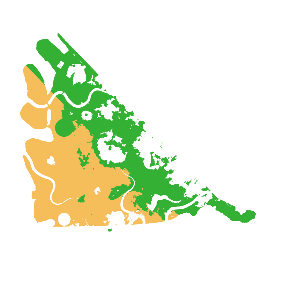 Biome Rust Map: Procedural Map, Size: 4500, Seed: 985542863