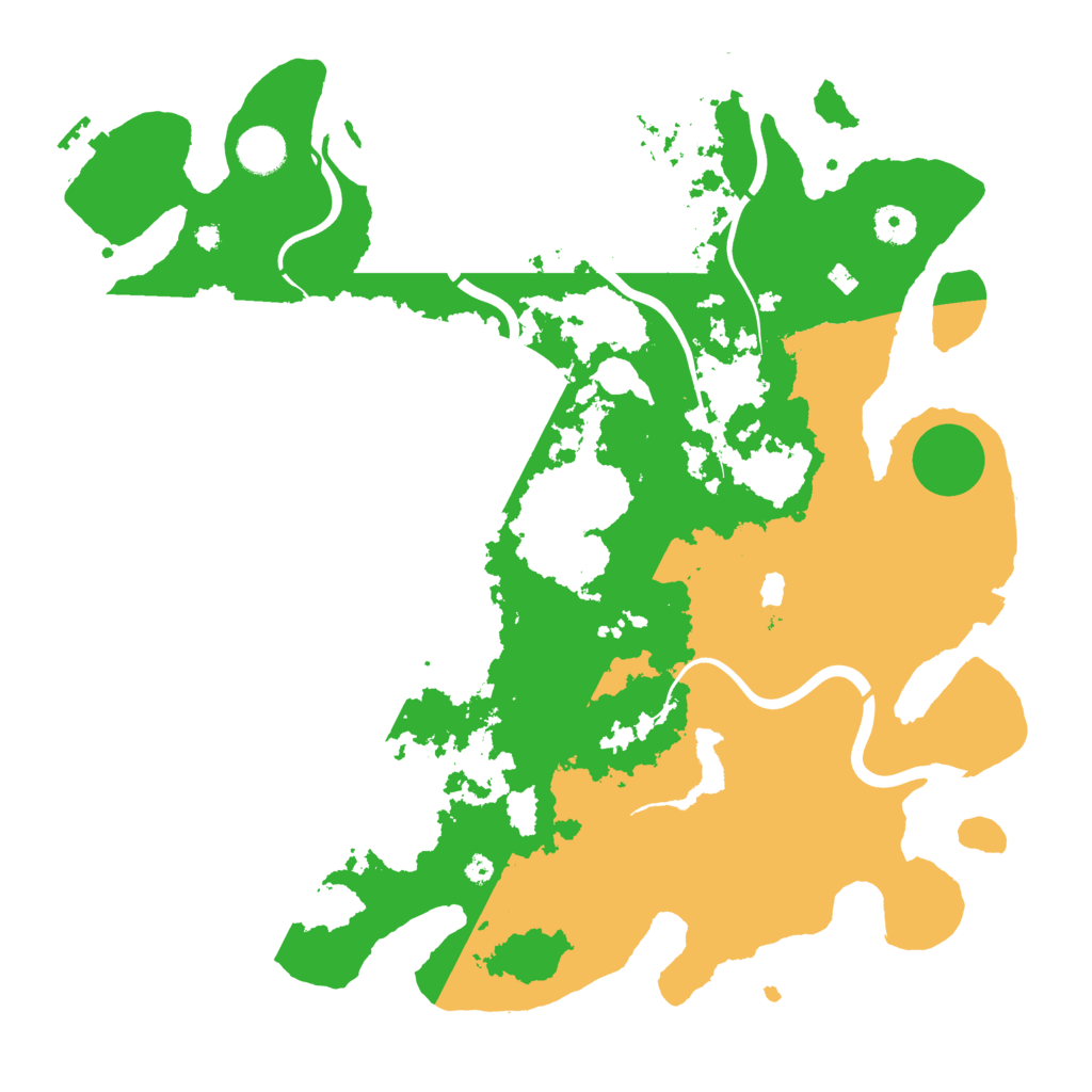 Biome Rust Map: Procedural Map, Size: 4000, Seed: 3999