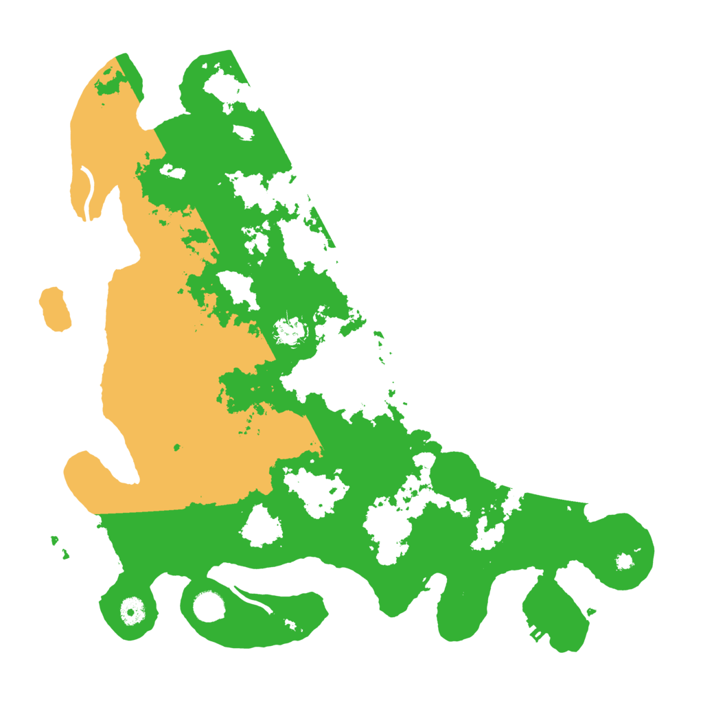 Biome Rust Map: Procedural Map, Size: 4000, Seed: 614