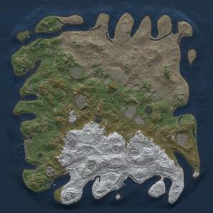 Thumbnail Rust Map: Procedural Map, Size: 4500, Seed: 144, 20 Monuments