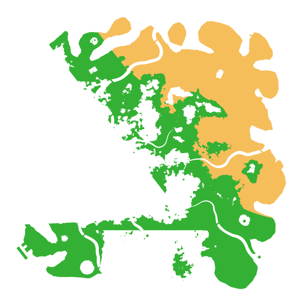 Biome Rust Map: Procedural Map, Size: 4200, Seed: 803532174