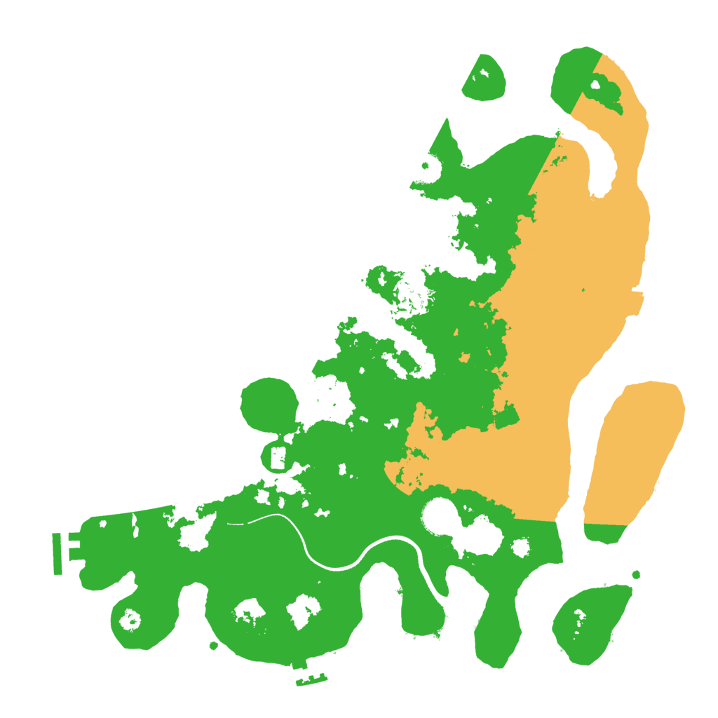 Biome Rust Map: Procedural Map, Size: 3474, Seed: 3588