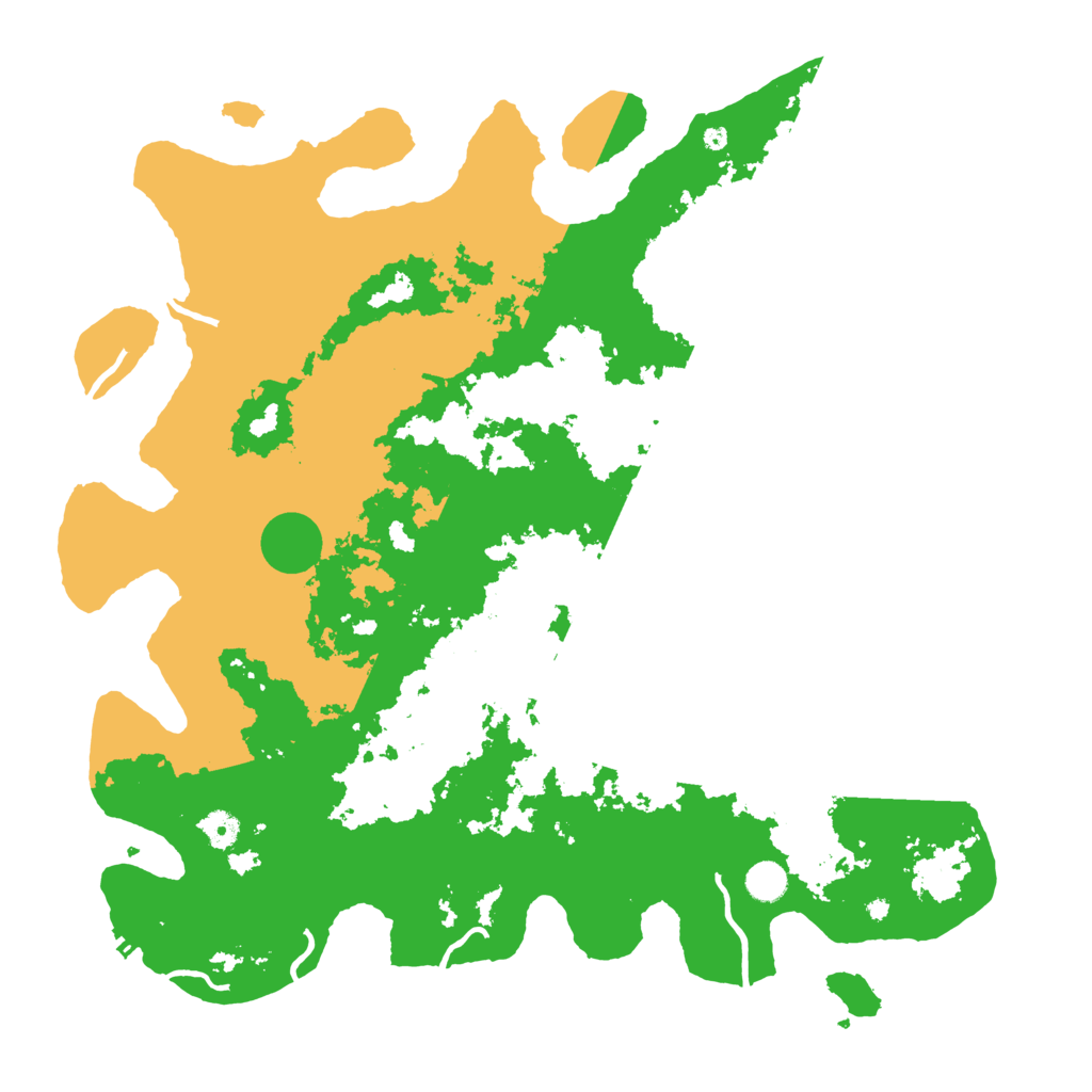 Biome Rust Map: Procedural Map, Size: 4700, Seed: 25